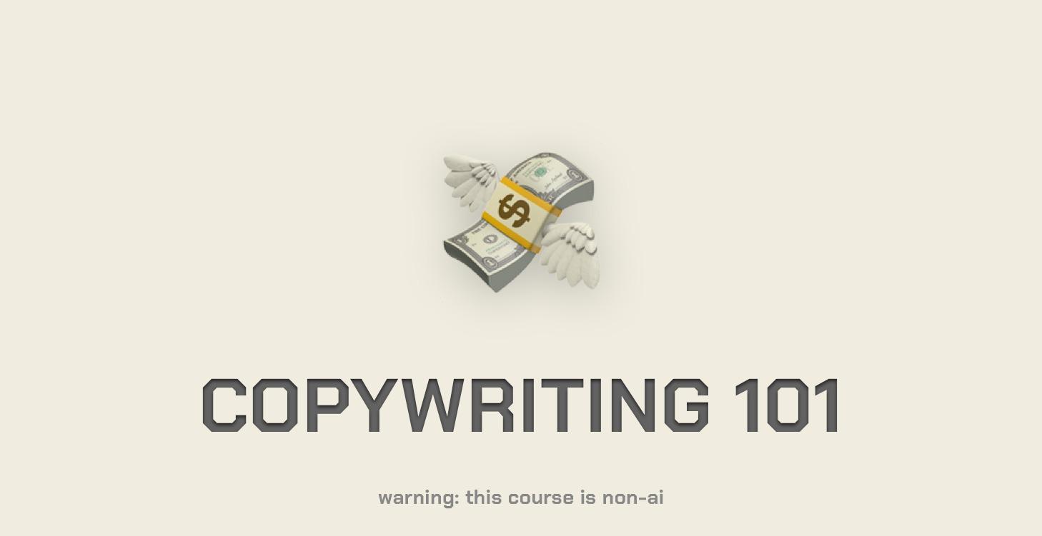 (BONUS) copywriting 101