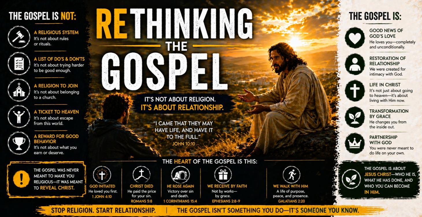 ReThinking The Gospel "Is it too good to be true?"