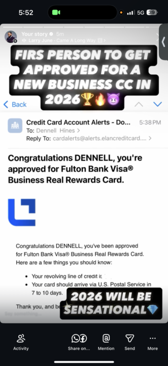 NEW BUSINESS CC ALERT