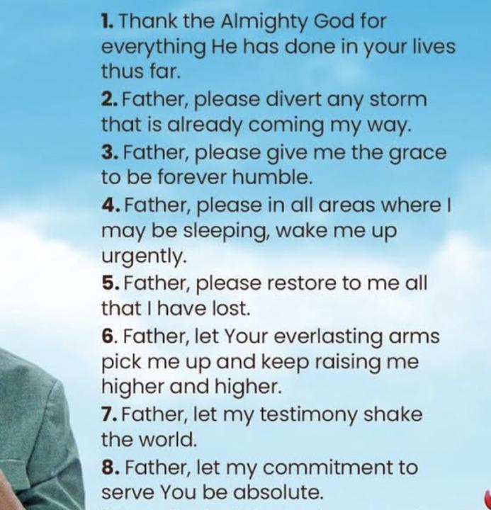 Prayer points