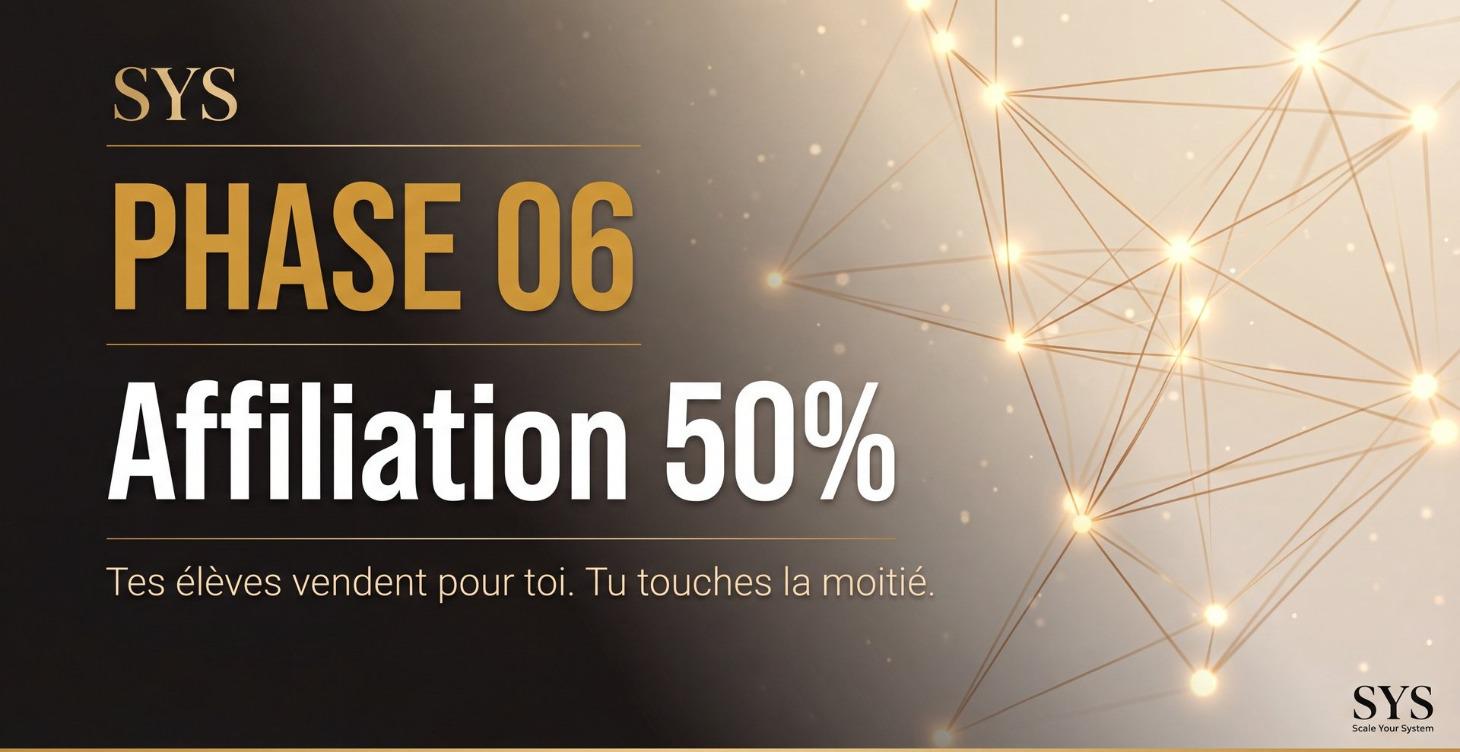 Phase 06 — Affiliation 50%