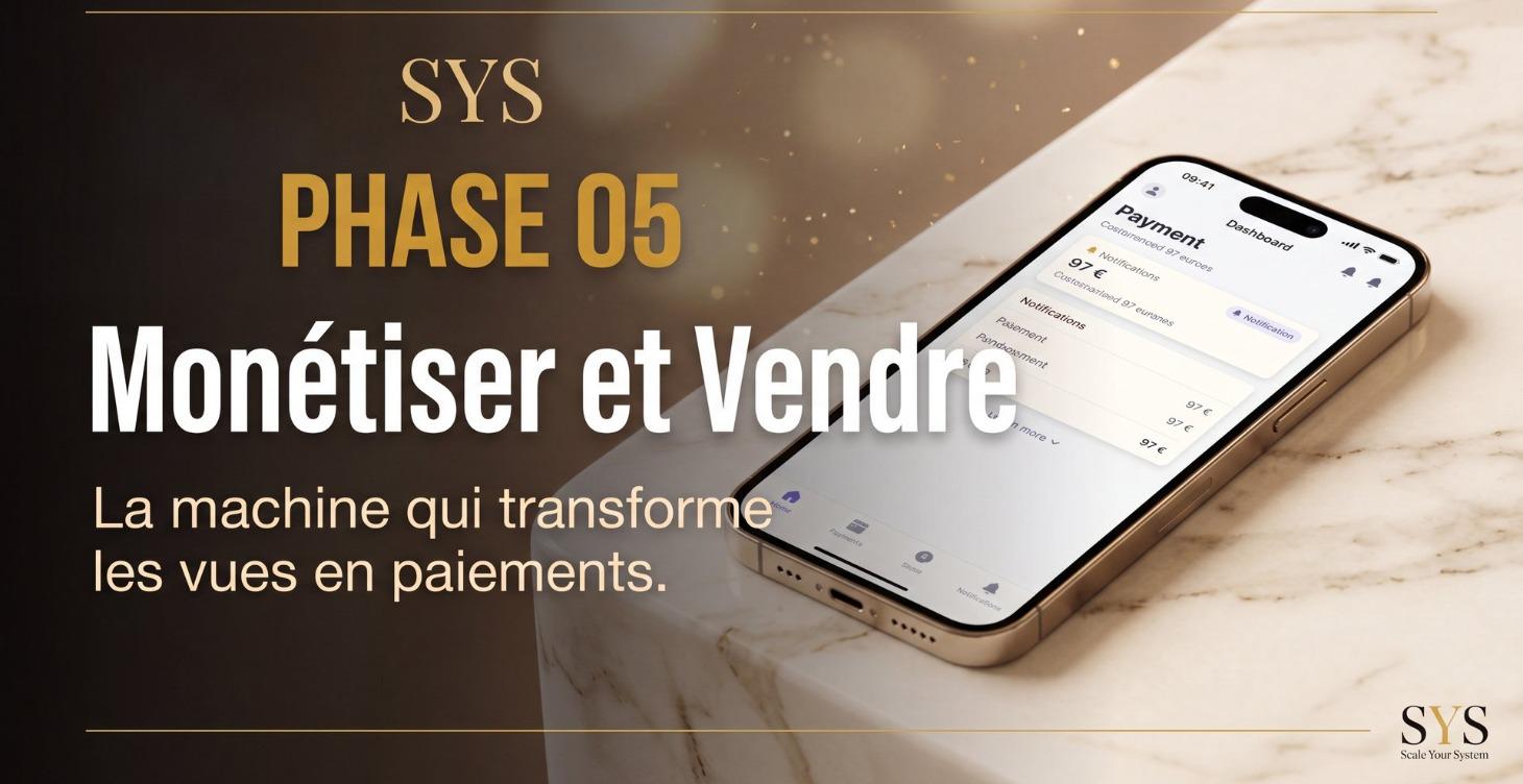 Phase 05 — Monétiser et Vendre