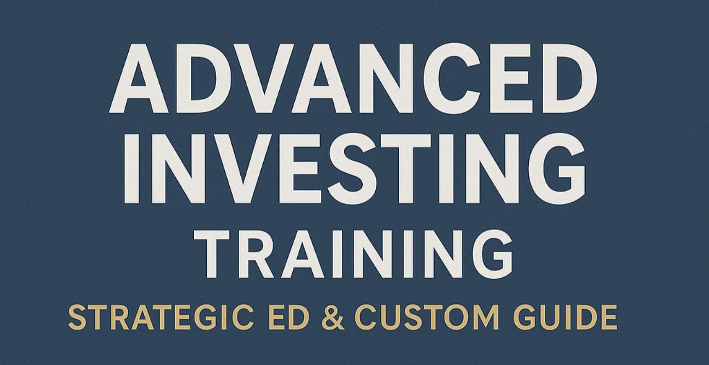 Advanced Investing Strategic Ed & Custom Guide
