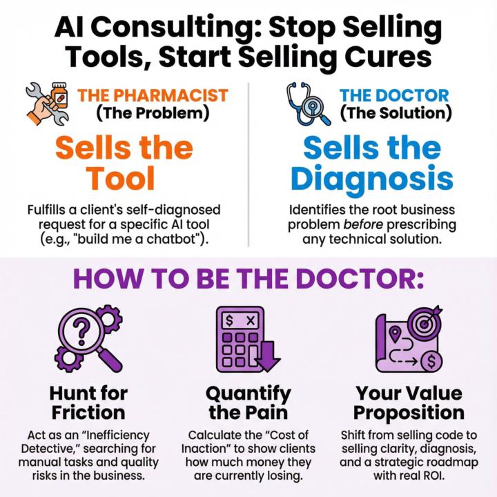 Stop Selling Tools. Start Selling Cures. 🩺