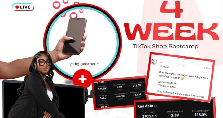 4-Week TikTok Shop Bootcamp