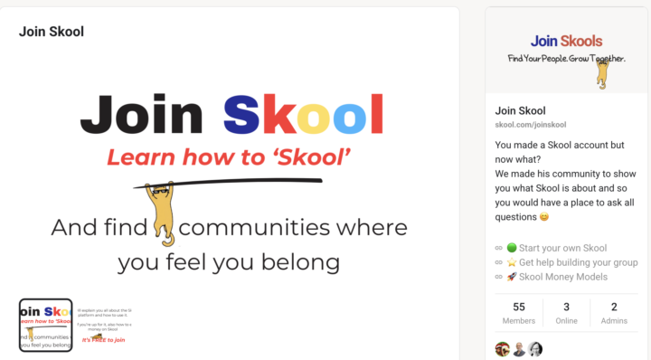 Skool About Page Review — Join Skool