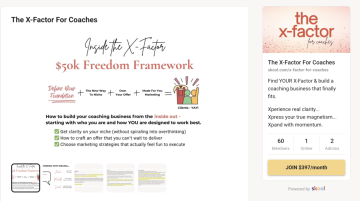 Skool About Page Review — The X-Factor For Coaches