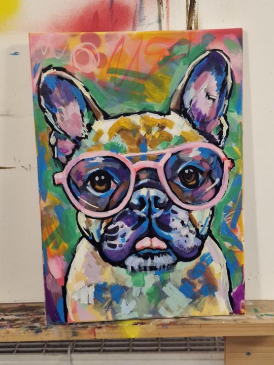 First timed painting 