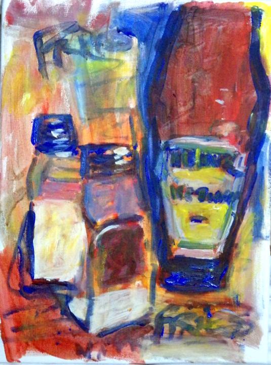 One of my paintings today. i was able to do 4 paintings. Here is my link.