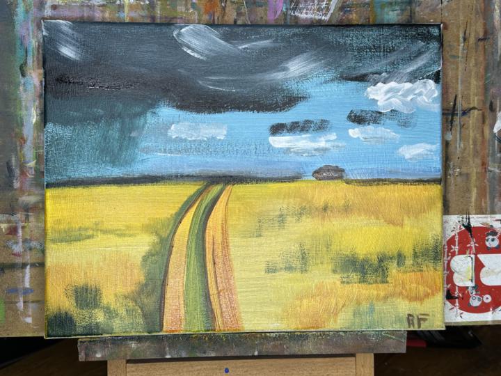 Painted some landscapes last night