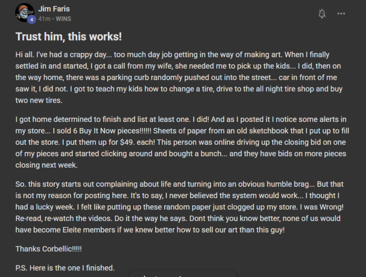 TESTIMONY WINS - ELITE MEMBER