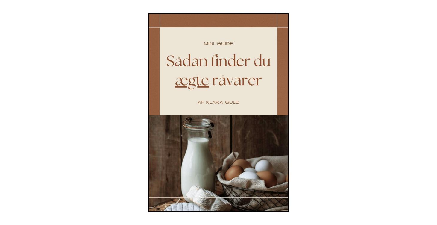 E-bog: Sådan finder du ægte råvarer