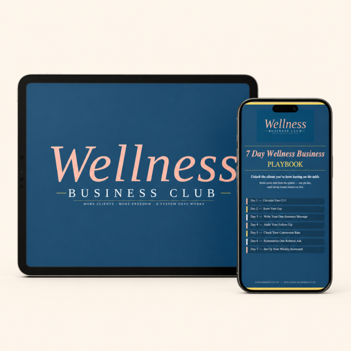 Get Your Copy of the 7 Day Wellness Business Playbook