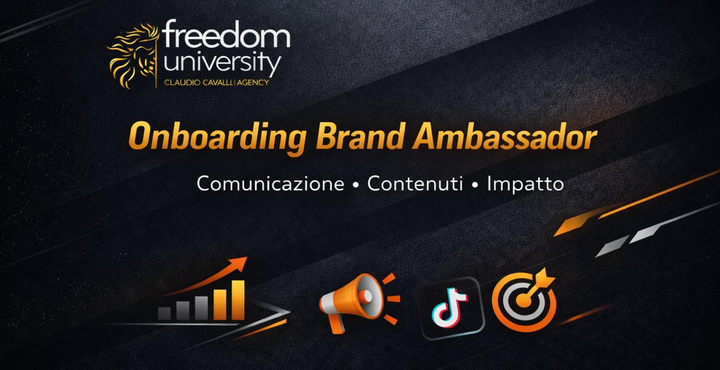 Formazione – Onboarding Brand Ambassador
