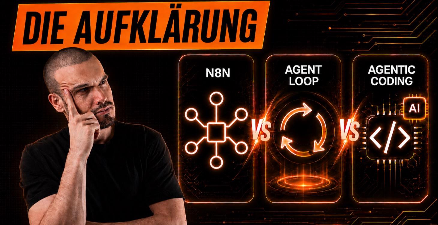 n8n - agentic loop - agentic coding