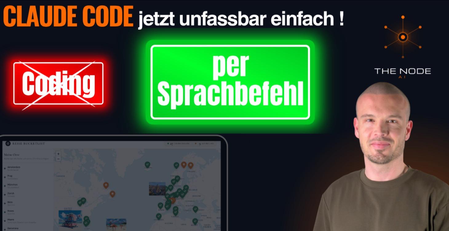 Claude Code per Sprachbefehl Anwendungen kreieren
