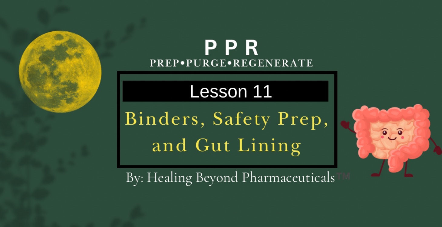 Lesson 11: Binders, Safety Prep, and Gut Lining