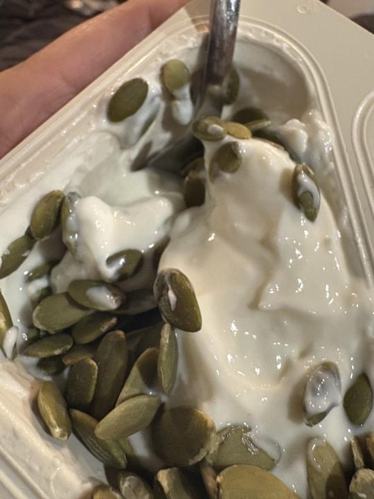 Eat pumpkin seeds for digestion and because parasites hate it!! 