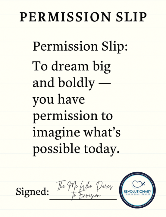 ✍️ Permission to Dream
