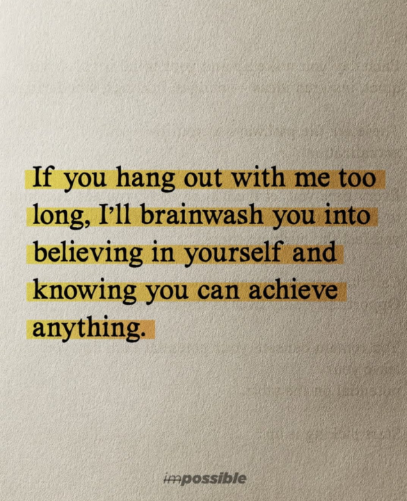 Hang out with the right crowd 