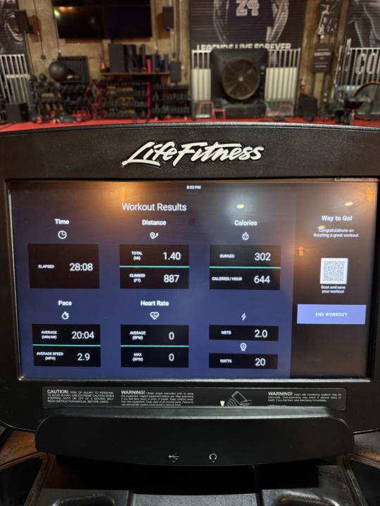 Did legs and cardio 