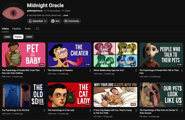 How This Psychology Channel Quietly Pulls Hundreds of Thousands of Views