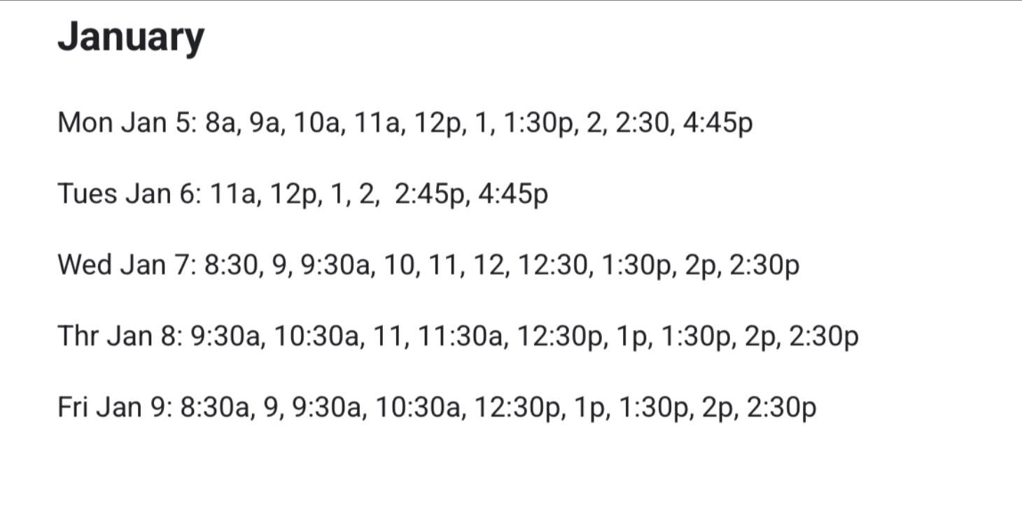 Availability & Packages