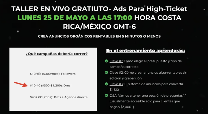 Taller en VIVO Gratis - Este Lunes 25 Mayo 5pm CST-6