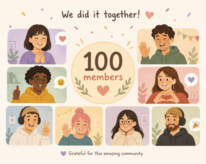 Maybe we can do something special at 100?