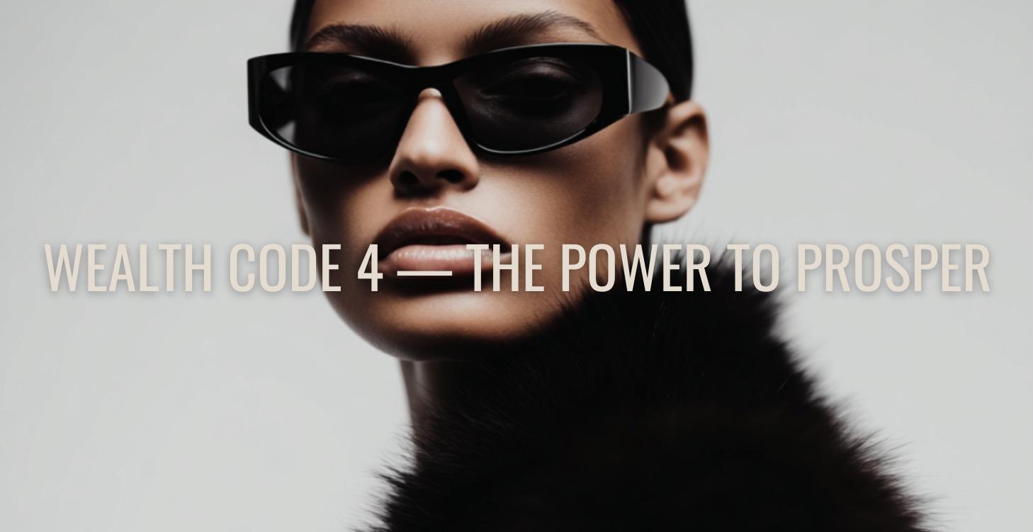Wealth Code 4 — The Power to Prosper
