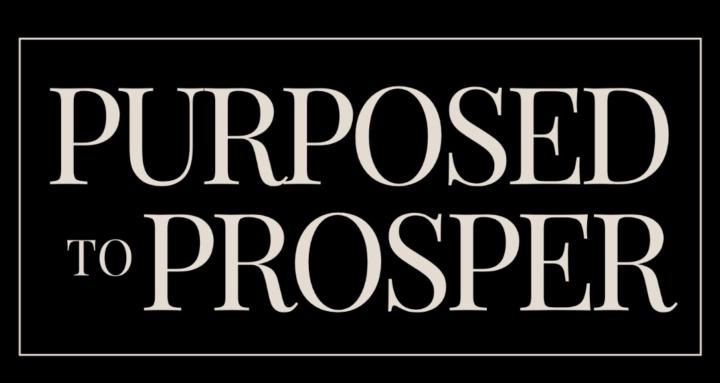 Purposed to Prosper