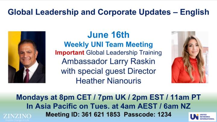 Special June 16th, GLZ with Larry Raskin and Heather Nianouris!!!