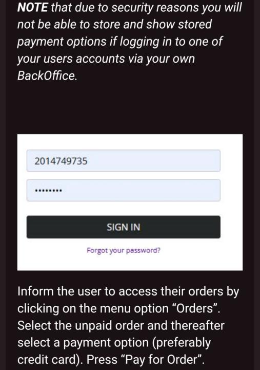 Updated Payment Methods - Important 