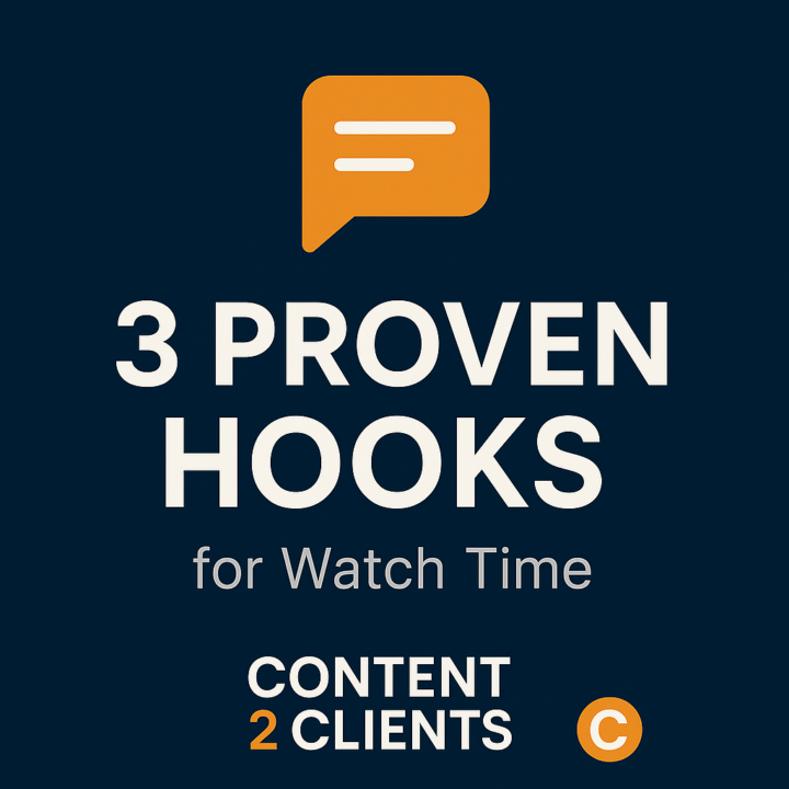 3 Hooks to Instantly Boost Watch Time