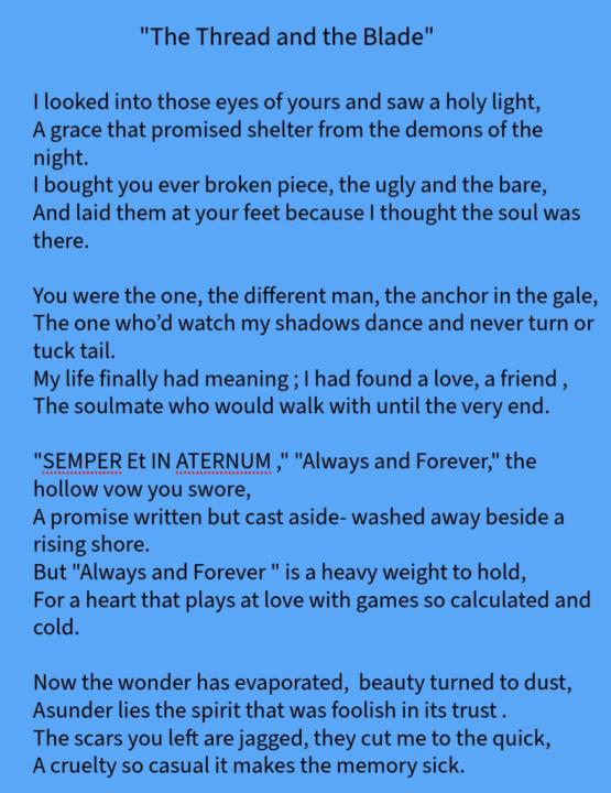 " The Thread and the Blade "