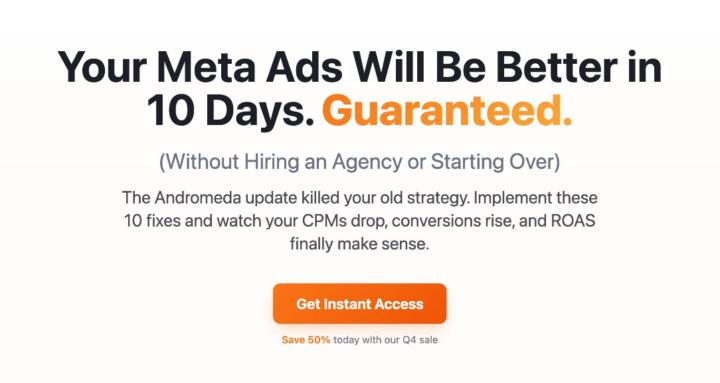 Better Ads in 10 Days