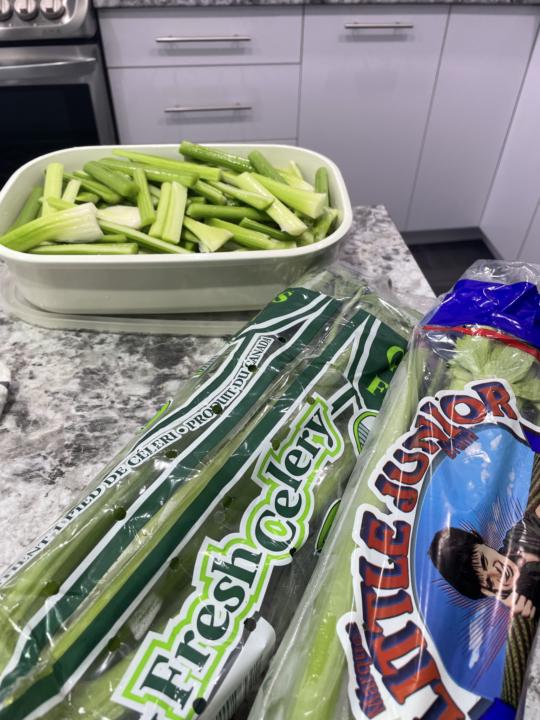 Voici comment je procède pour mes jus de céleri 
