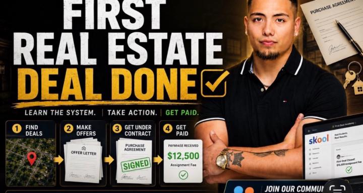 First Real Estate Deal Done