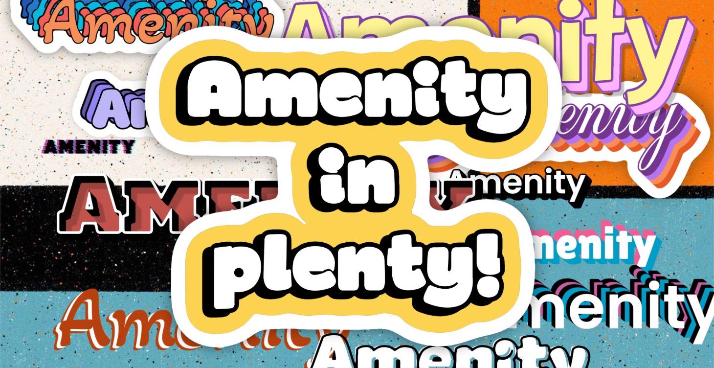 Amenity in Plenty!