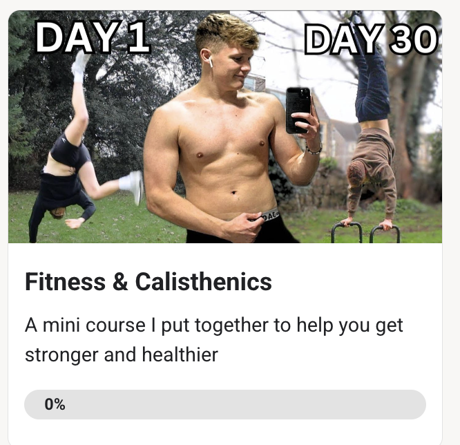 FREE MUSCLE BUILDING & CALISTHENICS WORKOUT PLANS ADDED