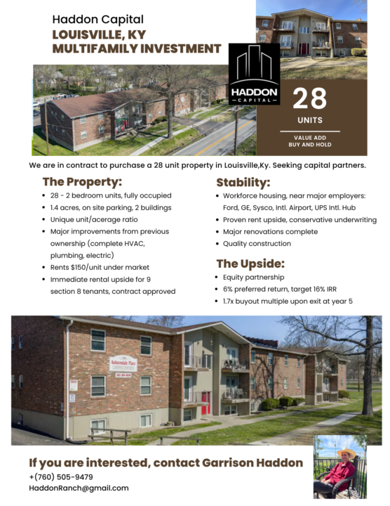 Easy upside, 28 unit multifamily in contract