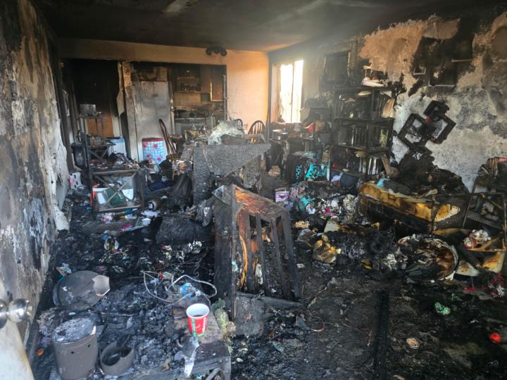 I lost a building today... literally burned down