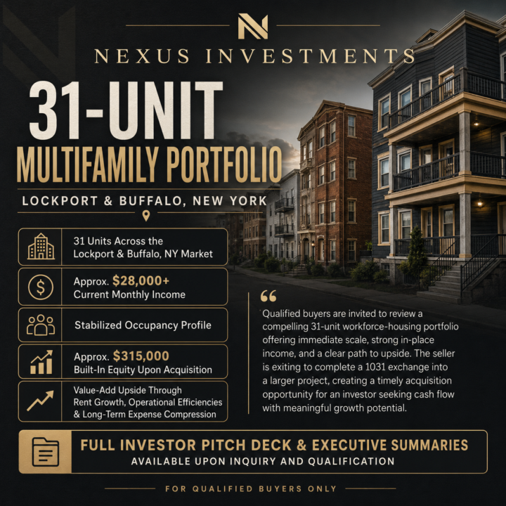 31 Unit Portfolio-Direct to Seller Opportunity 