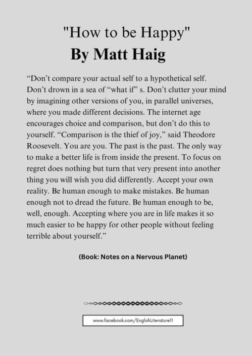 Something nice to read