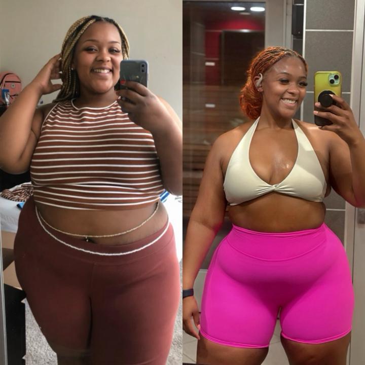 Look at what a month of discipline and dieting can do