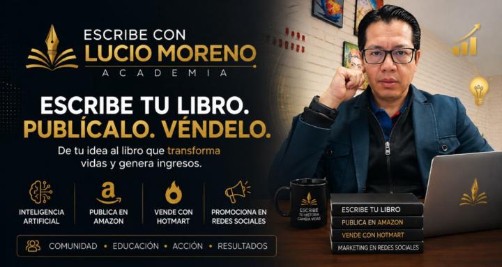 Escribe con Lucio Moreno
