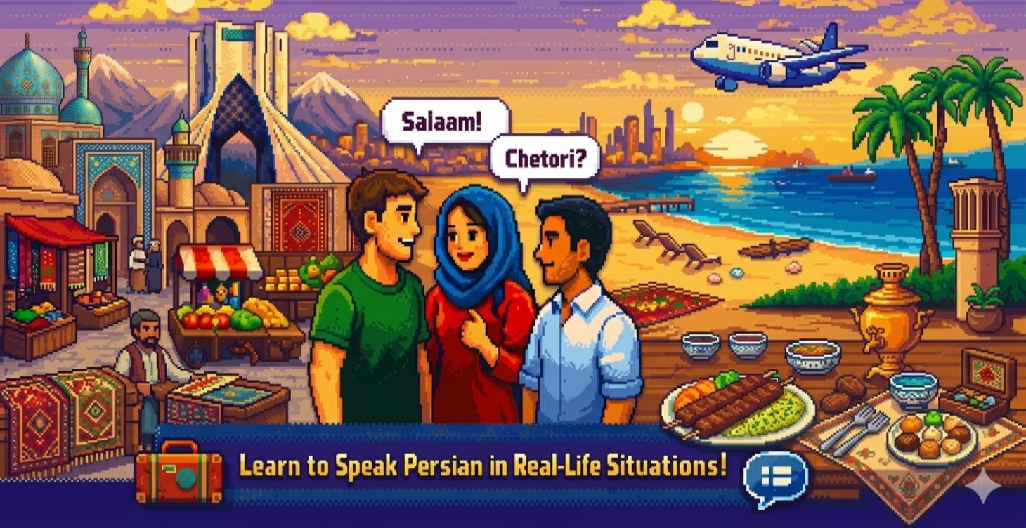 Conversational Course ( No Farsi script Needed )