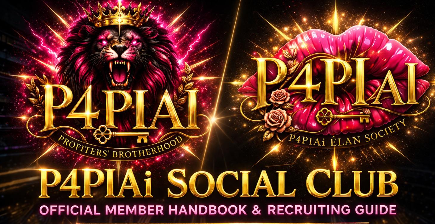 🔥💋🦁#P4PIAi SOCIAL SOCIETY CLUB MODULE