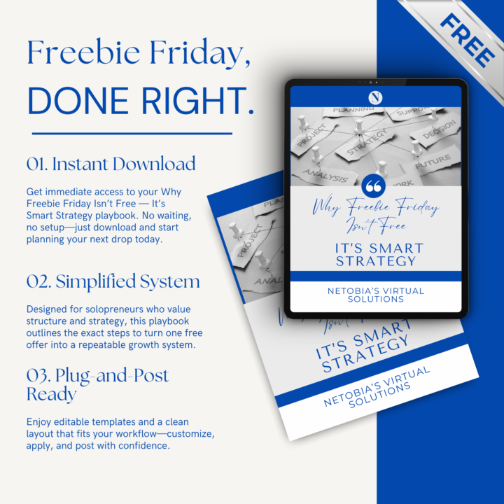 💙 Why Freebie Friday Isn’t Free