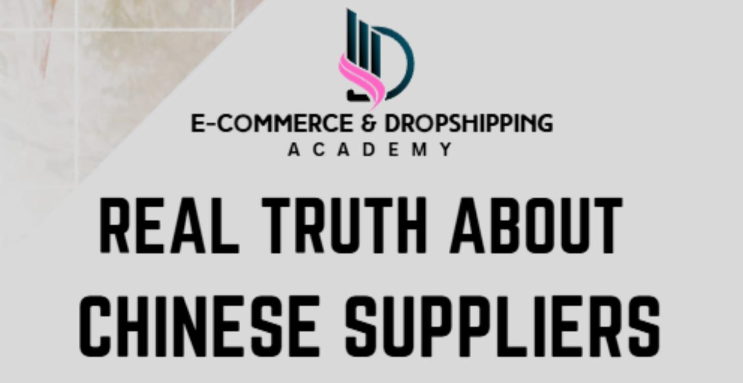 Real truth about working with Chinese suppliers
